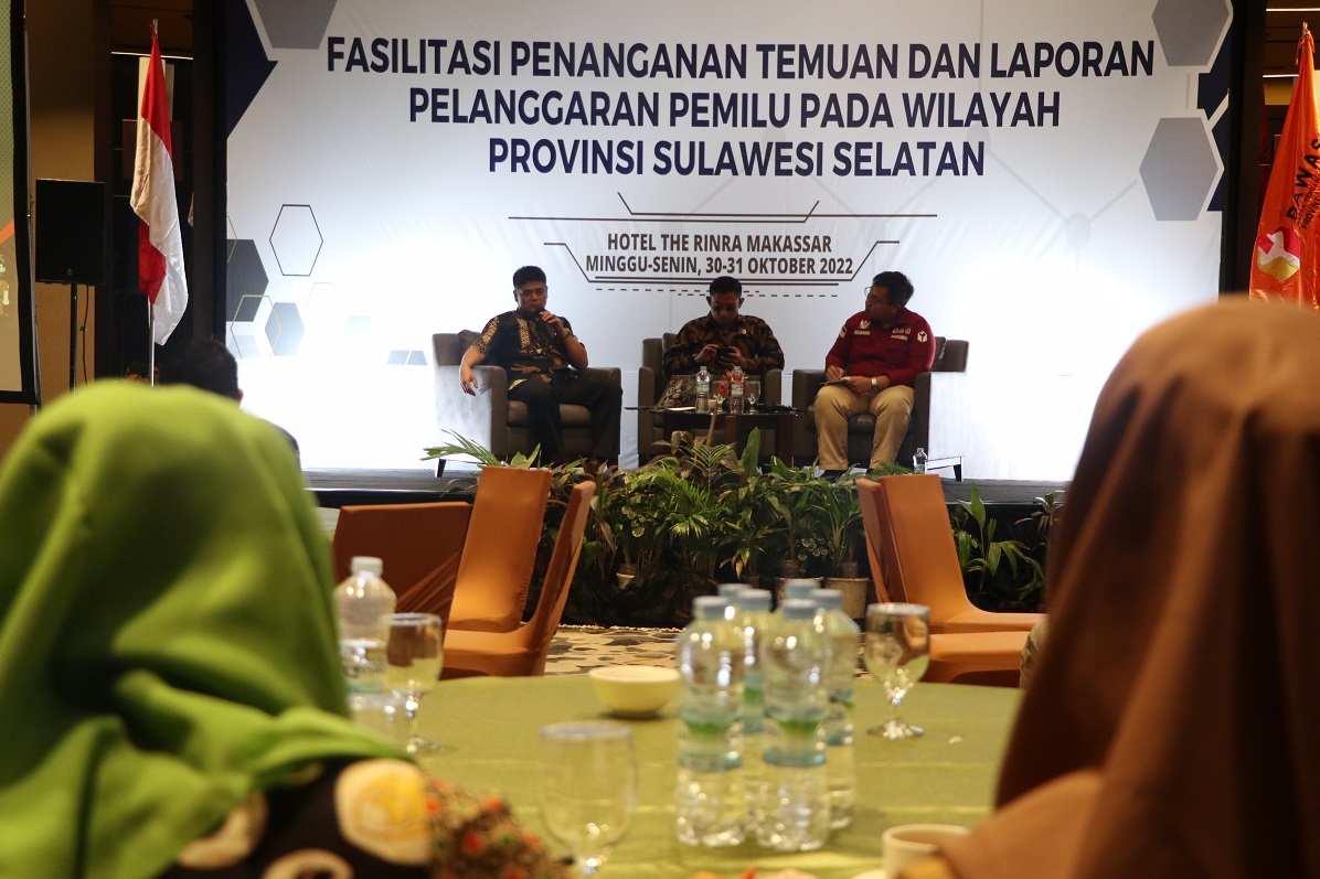 Bawaslu Sulsel Hadiri Pleno Rekapitulasi DPT Tingkat Provinsi Pemilihan Serentak 2024