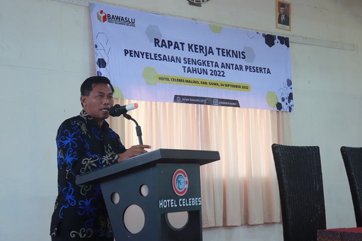 Bangun Sinergi Dengan Parpol, Bawaslu Sulsel Sosialisasi Penyelesaian Sengketa Proses Pemilu 2024