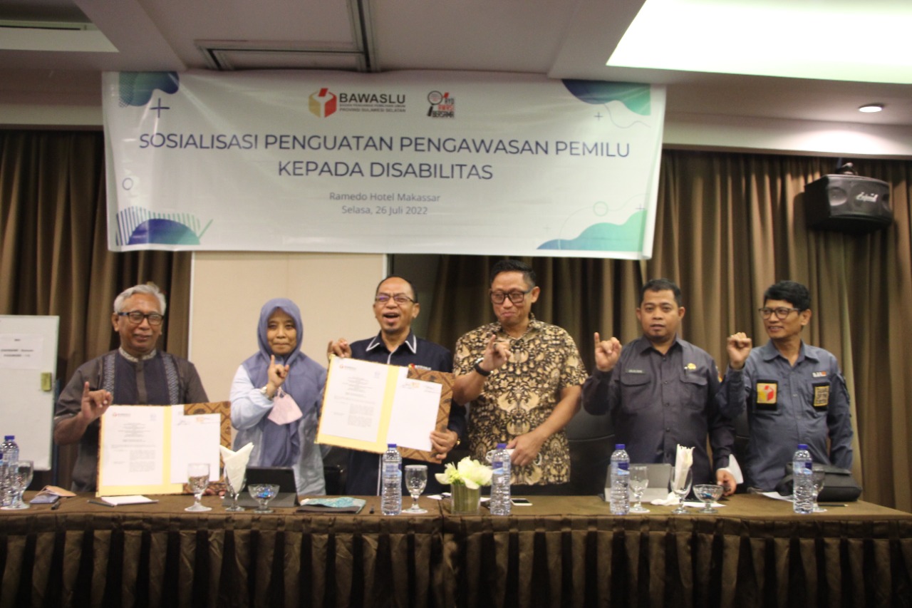 Bawaslu Gandeng PPDI Awasi Pemilu 2024 yang Aksesibel