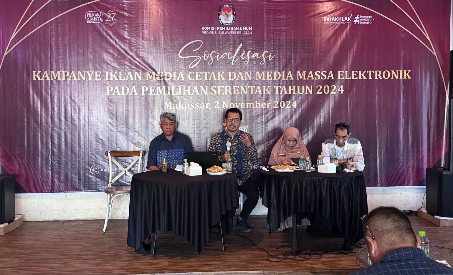 Bawaslu Sulsel Ingatkan Paslon dan Media Patuhi Aturan Kampanye: Iklan Hanya Boleh Tayang 10-23 November