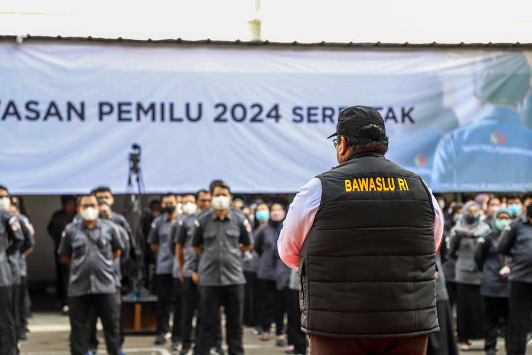 Tahapan Pemilu 2024 Dimulai, Ketua Bawaslu: Jam pengawasan sudah dimulai!