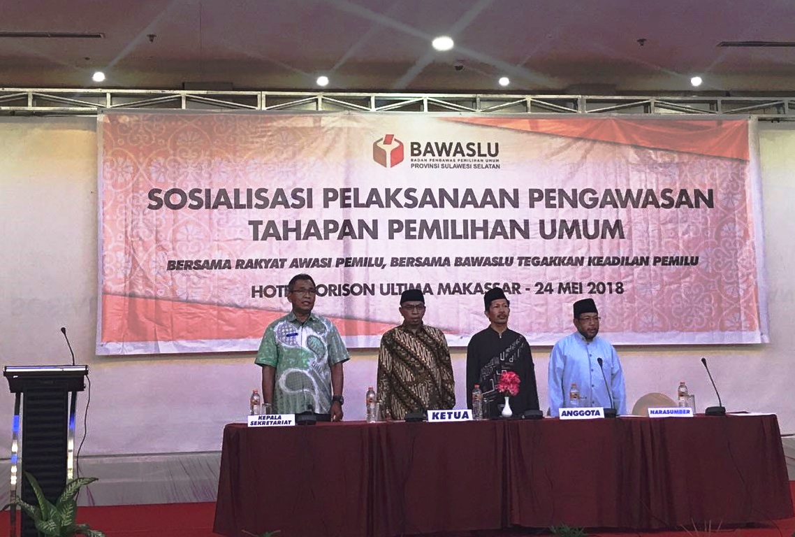 Bawaslu SulSel Undang Dewan Masjid & Mubaligh Dalam Sosialisasi Pengawasan Tahapan Pemilu