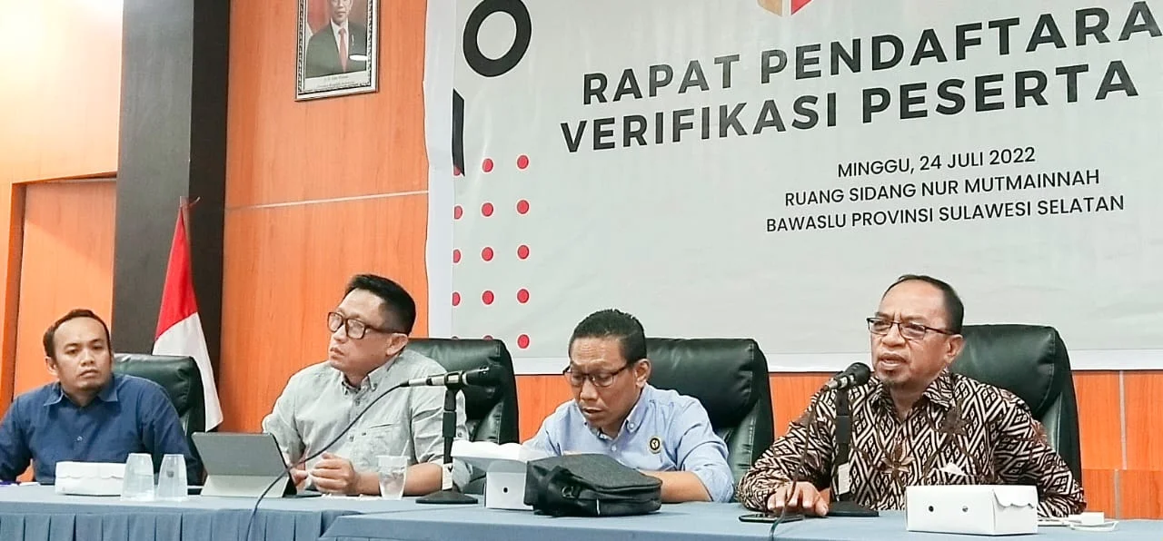 Bawaslu Sulsel Matangkan Persiapan Pengawasan Pendaftaran dan Verifikasi Parpol