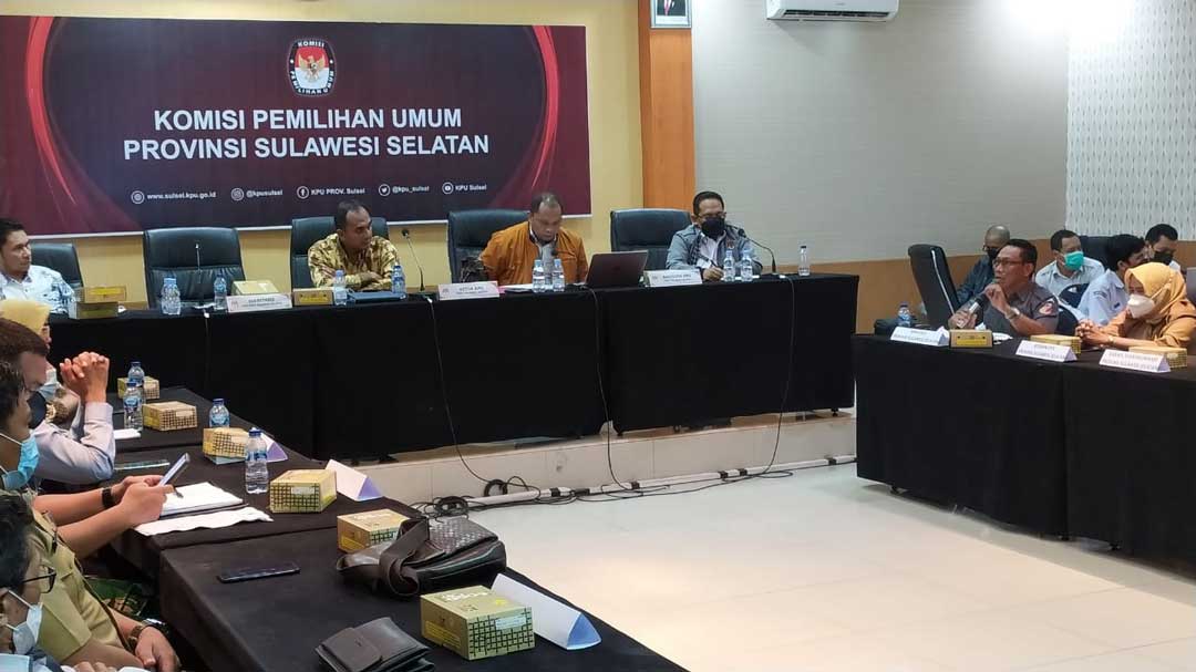 Bawaslu Sulsel Sampaikan Catatan Perbaikan PDPB ke KPU