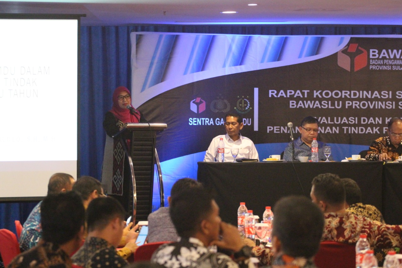 Di Makassar, Ratna Uraikan Rencana Optimalisasi Penanganan Pelanggaran Sentra Gakkumdu