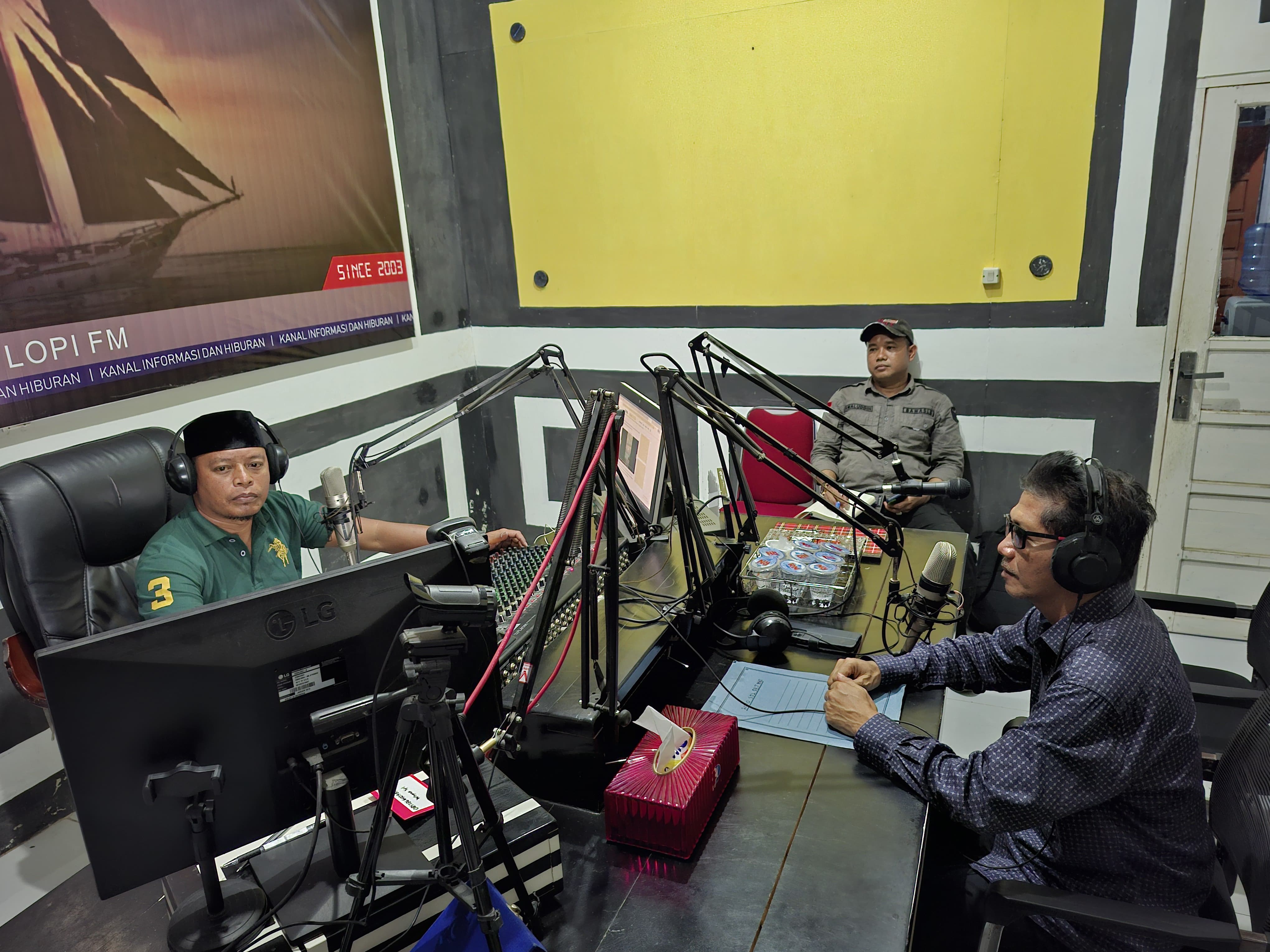 Narasumber Radio Talkshow, Saiful Jihad Bahas Data Pemilih, Netralitas ASN hingga Politik Uang