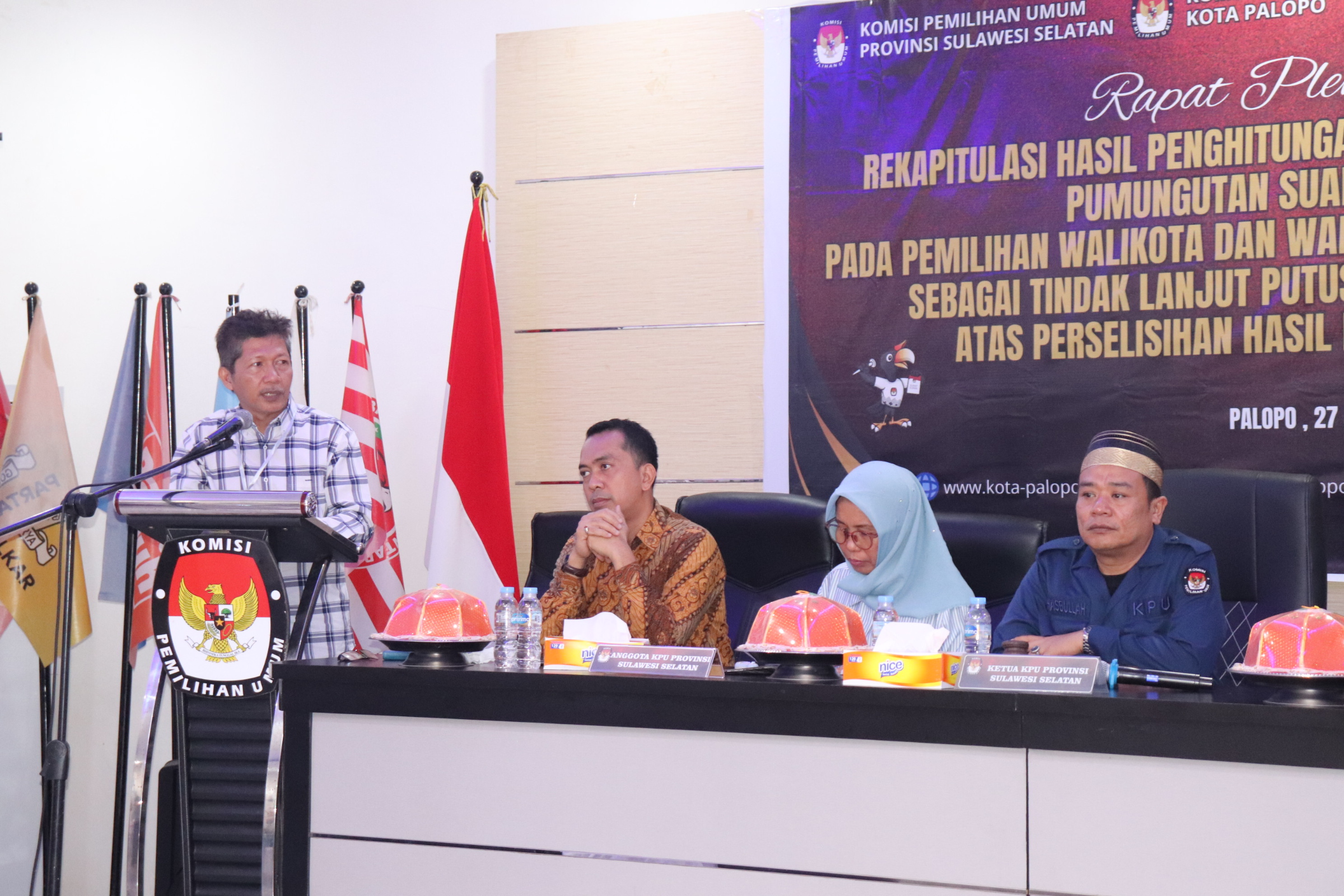 Pleno Rekapitulasi PSU Palopo: Bawaslu Tekankan Transparansi dan Kedewasaan Berdemokrasi