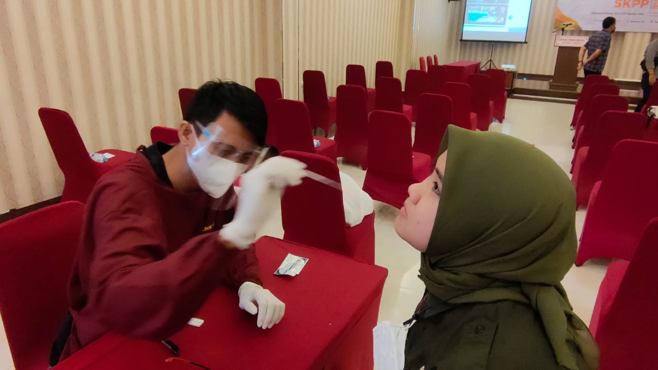 Jalani Swab Antigen, Peserta SKPP di Maros Terapkan Prokes Ketat
