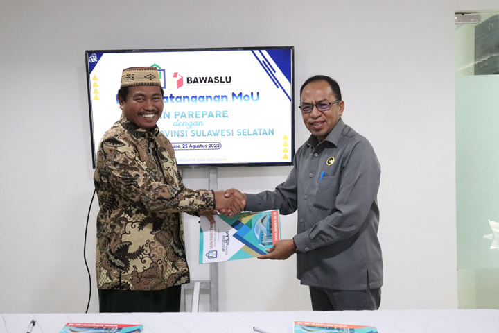 IAIN Parepare Sepakati Kerjasama dengan Bawaslu se-Ajatappareng