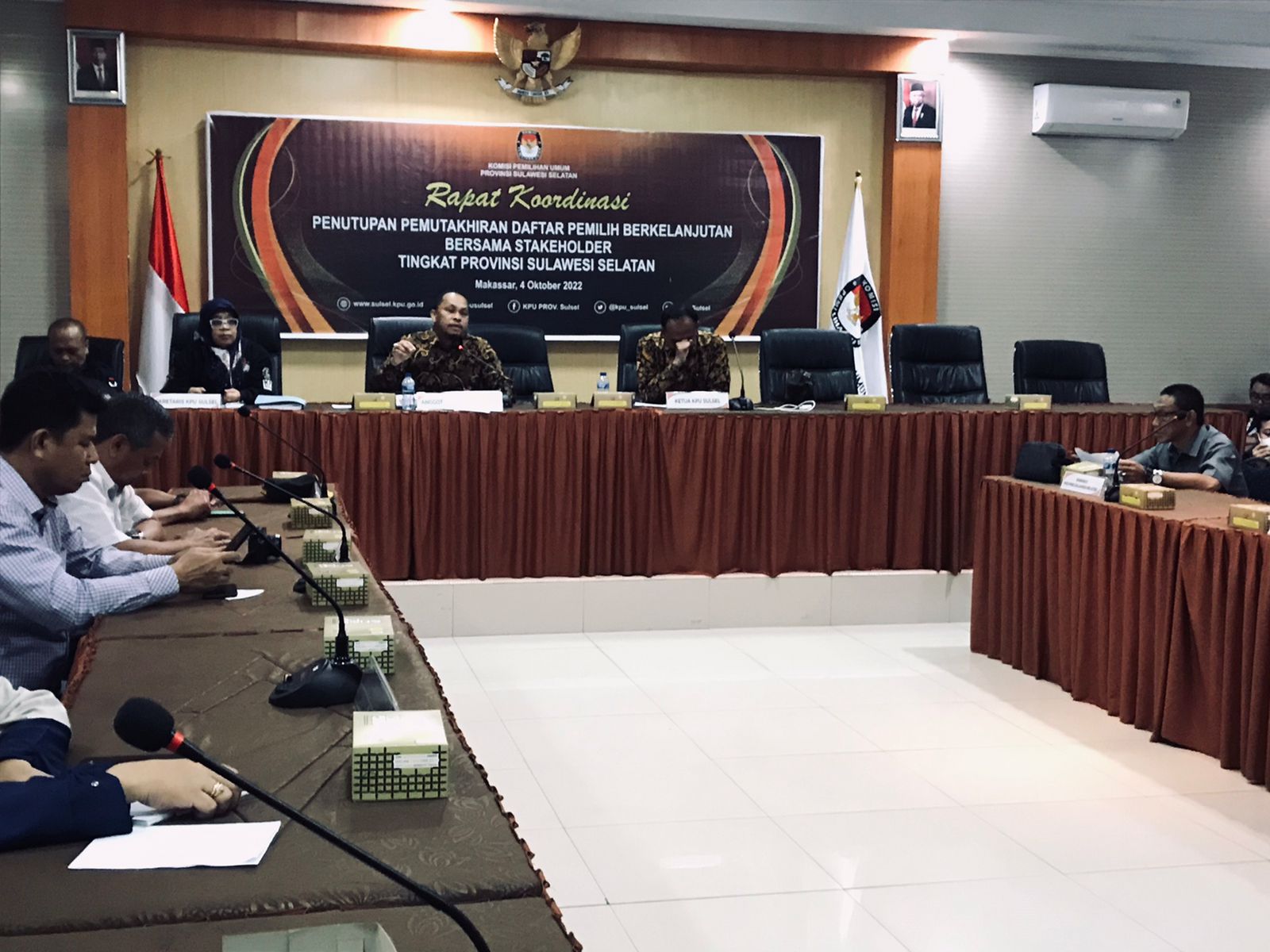 KPU Sulsel Apresiasi Masukan Bawaslu dalam Pemutakhiran DPB