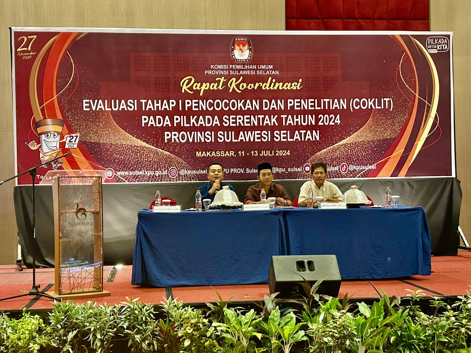 Bawaslu Sampaikan Sejumlah Catatan Evaluasi Tahapan Coklit ke KPU Sulsel