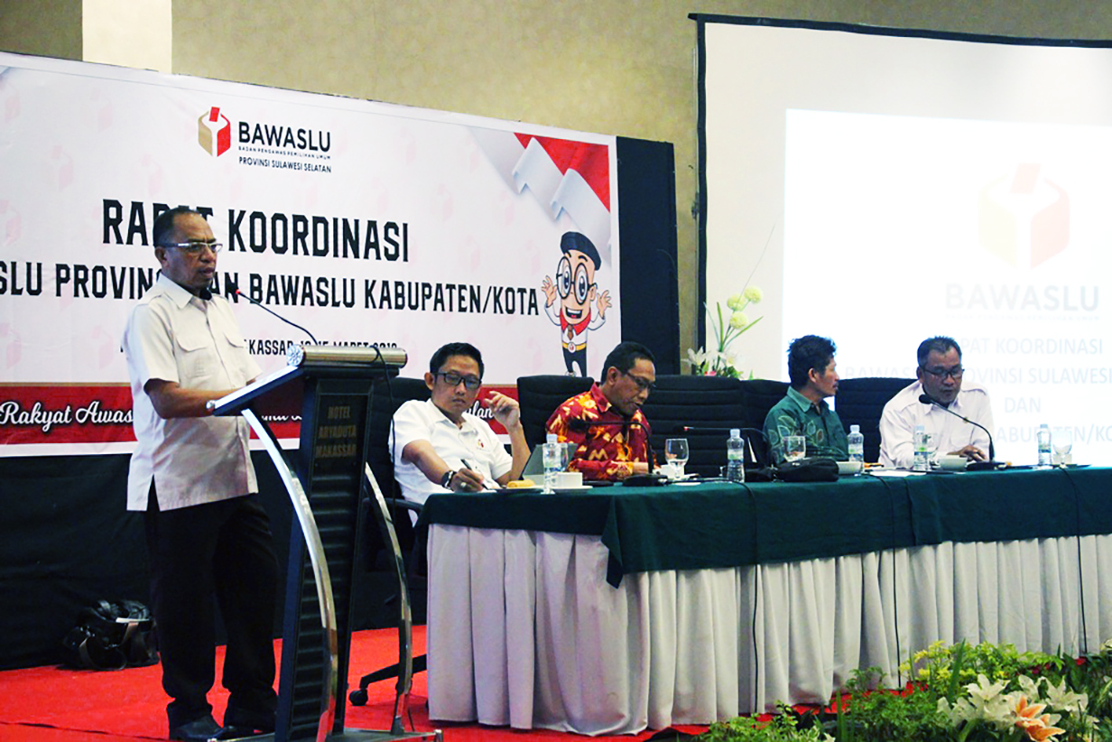 Rapat Koordinasi Bawaslu Sulsel 2019