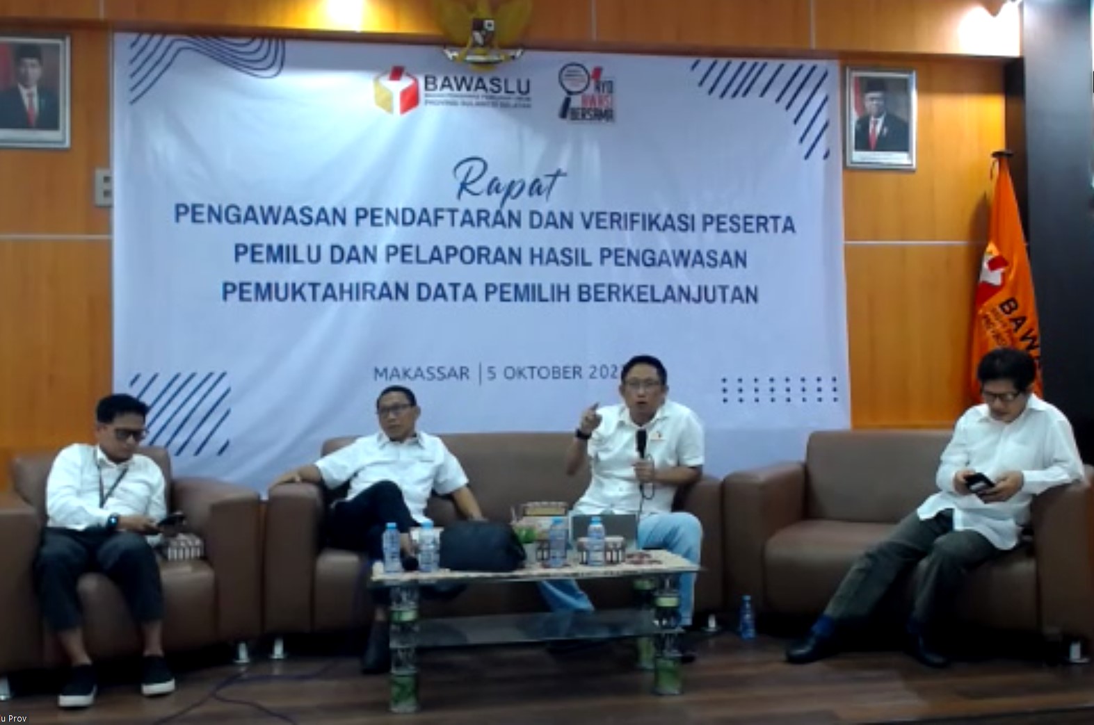 Evaluasi Pengawasan Pendaftaran Verfak Calon Peserta Pemilu dan Pelaporan Hasil Pengawasan DPB