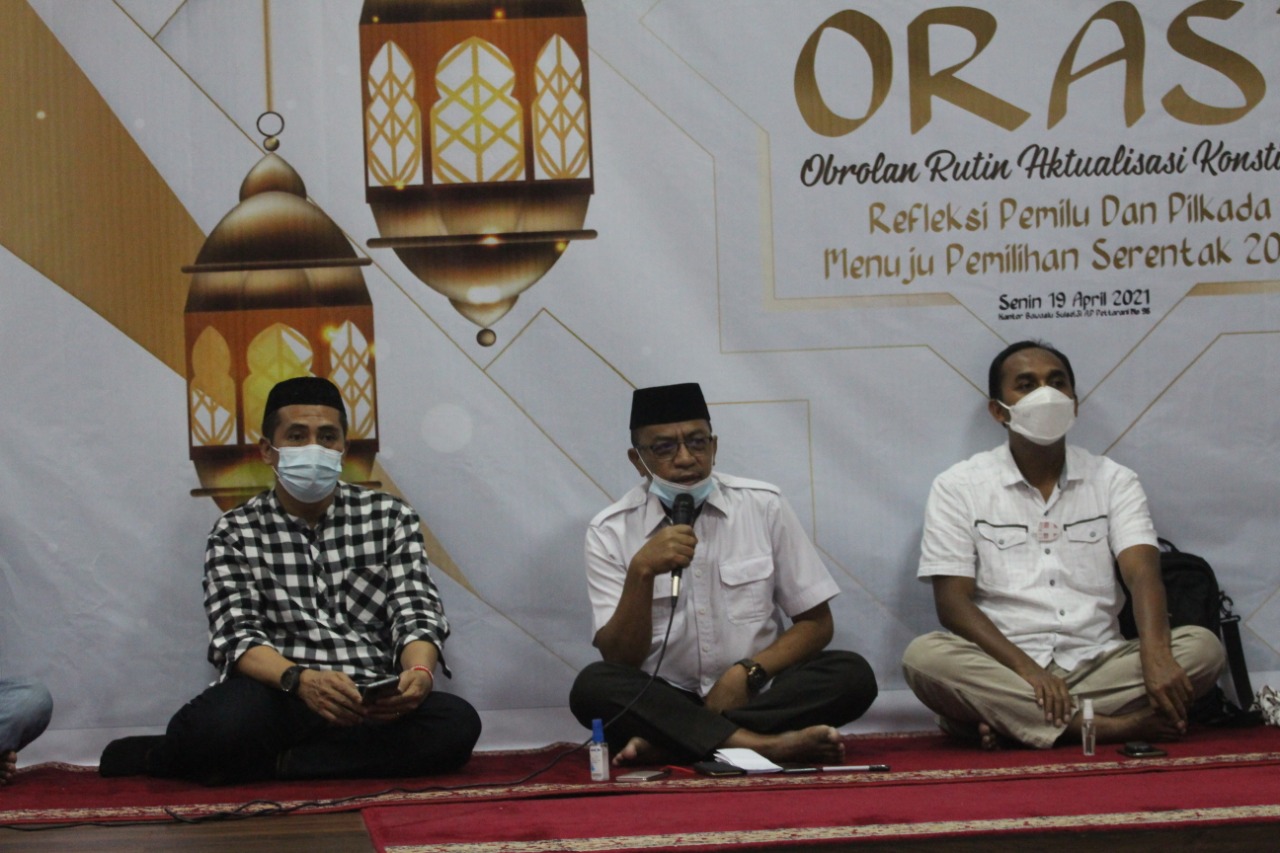 Refleksi Pemilu-Sambut Pemilu Serentak 2024, Netfid, JaDI dan Bawaslu Sulsel Gelar ORASI
