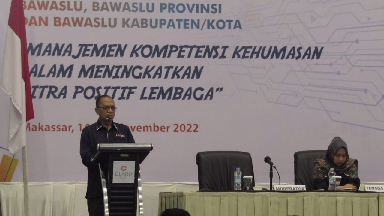 Buka Rakornas Kehumasan, Arumahi: Bawaslu Punya SDM yang Progresif dan Adaptif