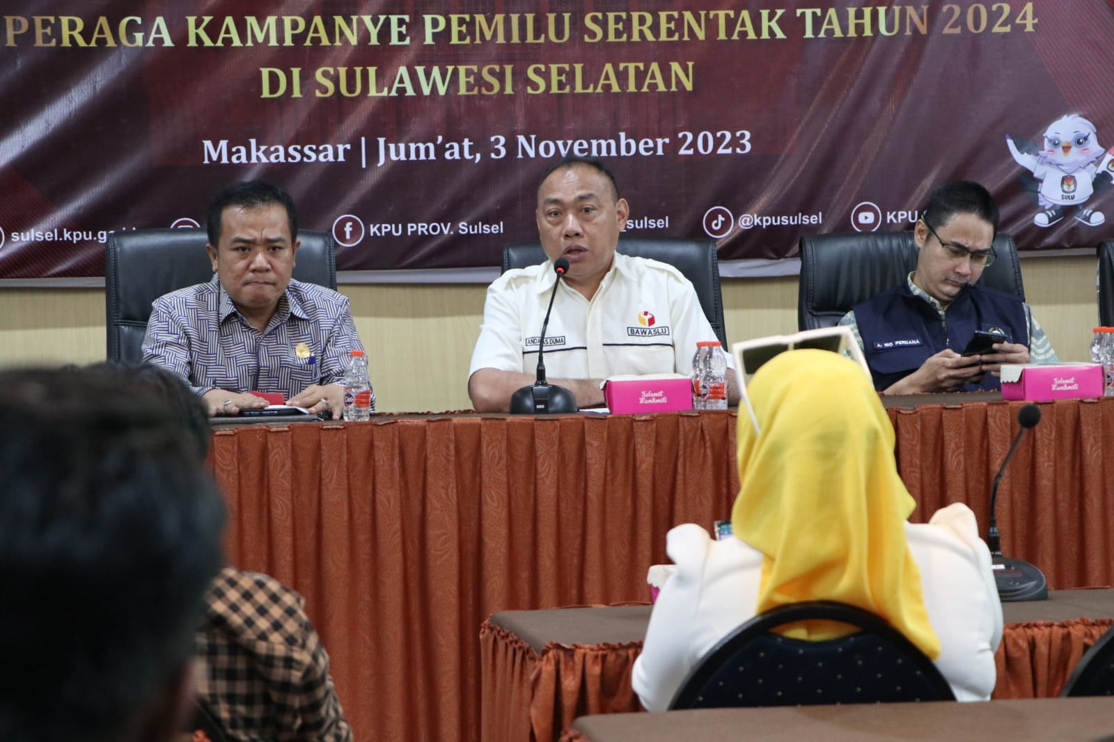 Andarias Duma Urai Kesiapan Pengawasan Bawaslu Sulsel Jelang Tahapan Kampanye