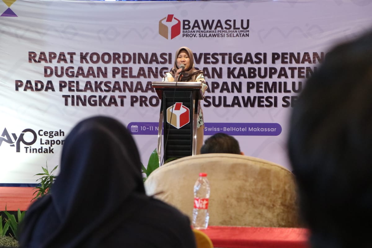 Optimalkan Pemilu Tahun 2024, Bawaslu Sulsel Samakan Persepsi Jajaran Penanganan Dugaan Pelanggaran