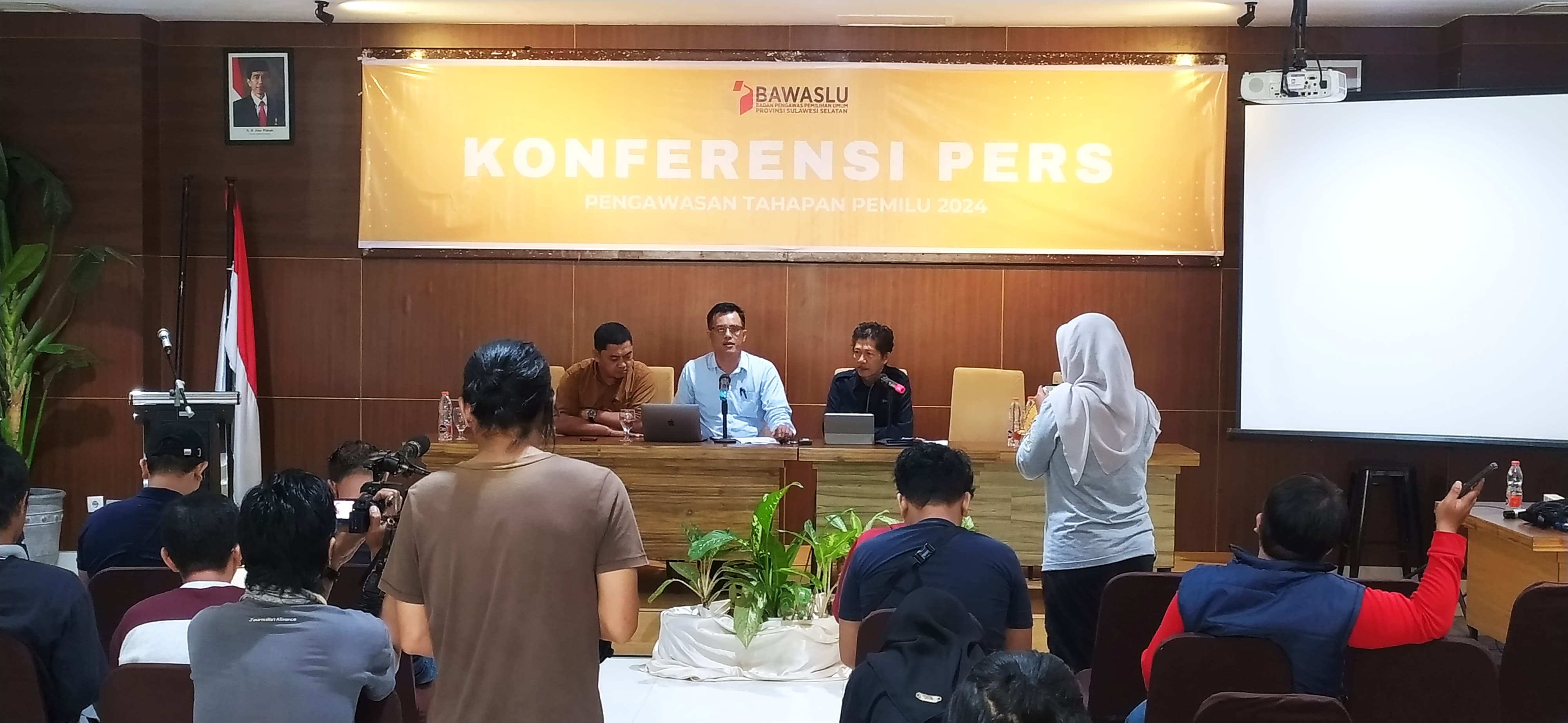 Bawaslu Sulsel Rilis Hasil Pengawasan Pemungutan & Penghitungan Suara Pemilu 2024