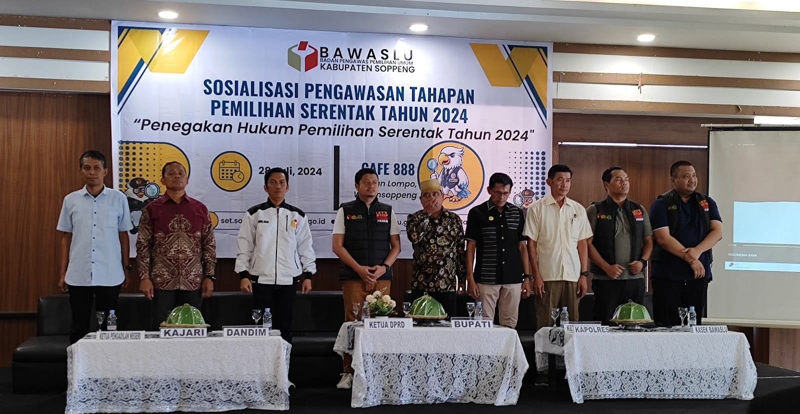 Hadiri Sosialisasi Pengawasan Tahapan Pilkada Serentak di Soppeng, Abdul Malik Harap Bawaslu-Pemda Perkuat Koordinasi