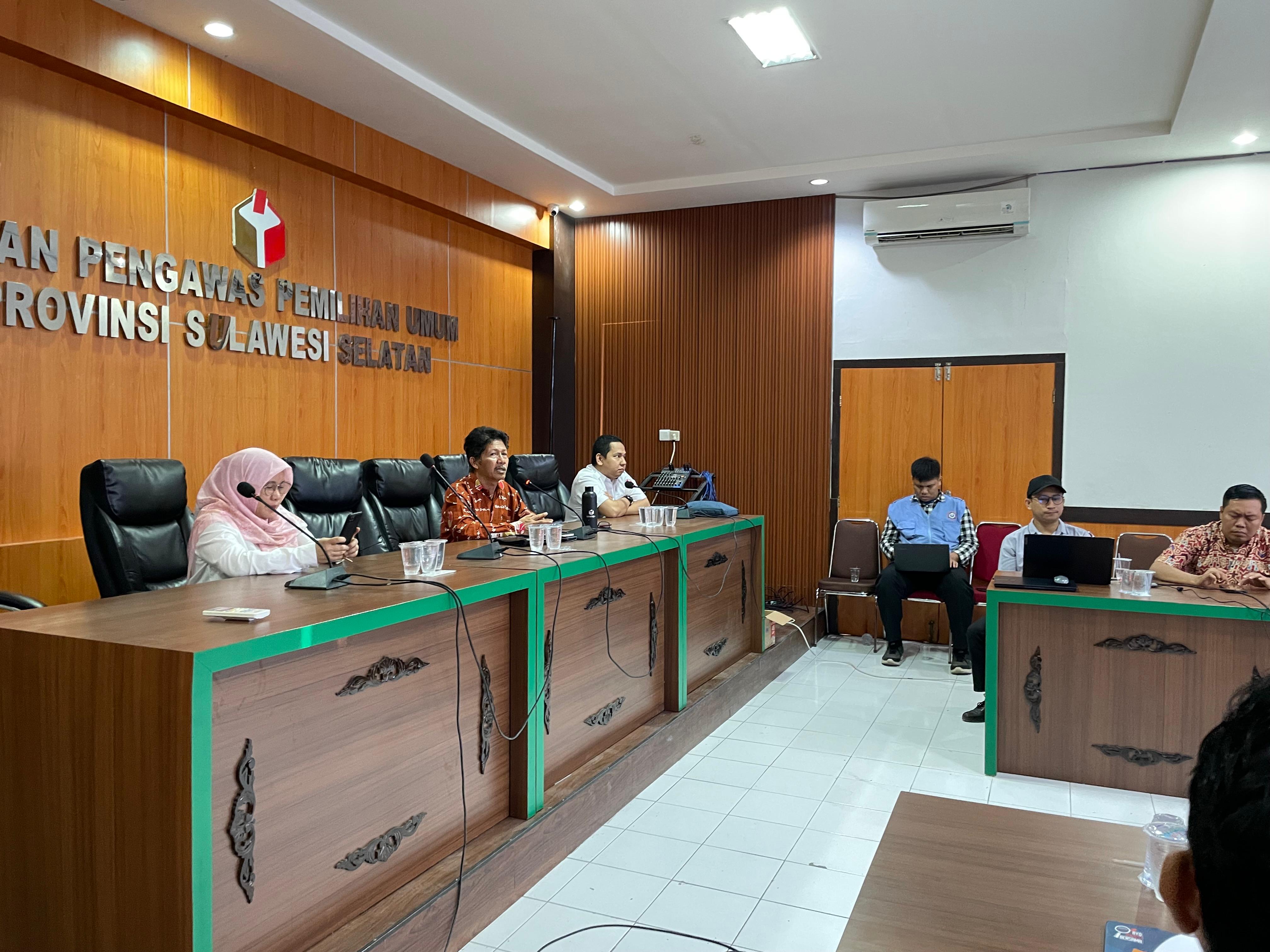 Jelang Pleno Rekap DPS tingkat Provinsi, Bawaslu Konsolidasikan Data dan Hasil Pengawasan