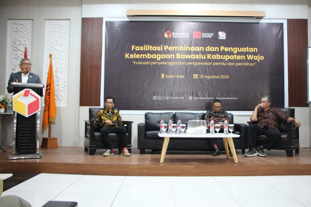 Bawaslu Wajo Gelar Forum Evaluasi Pemilu Bersama Komisi II DPR RI