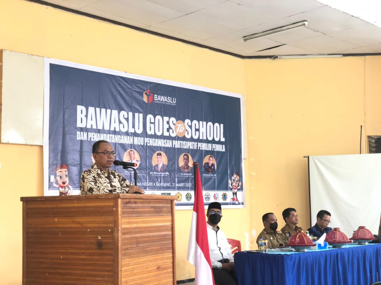 Bawaslu Tanda Tangan MOU dengan 11 SMU dan MA di Bantaeng
