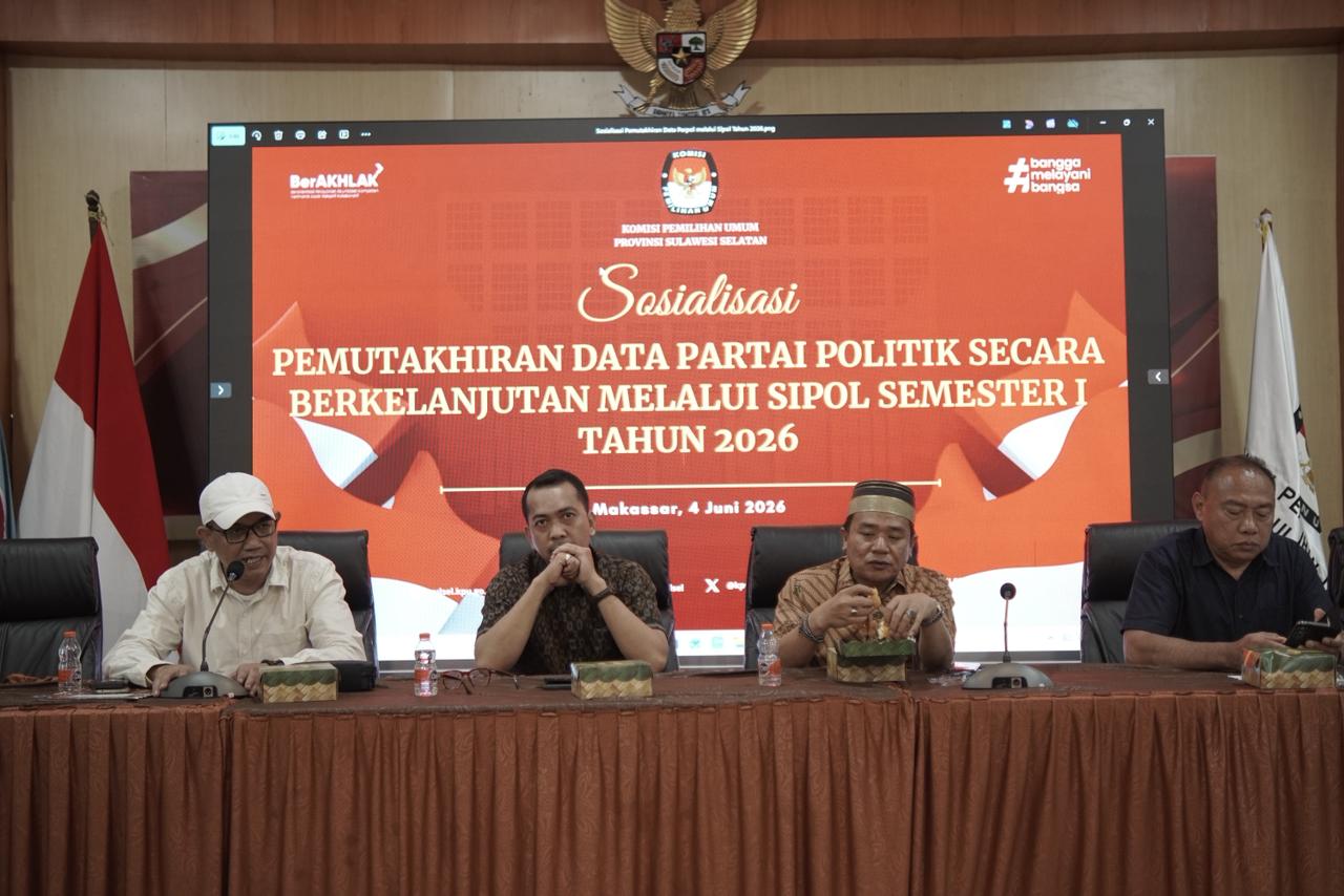 sosialisasi Data Parpol Sipol