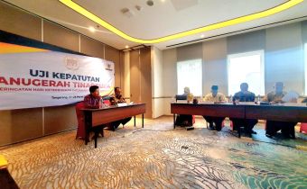 Bawaslu Sulsel Ikuti Tahapan Uji Kepatutan Anugerah Tinarbuka 2023