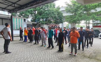 Puluhan Satpam Sekretariat Bawaslu Sulsel Ikuti Orientasi