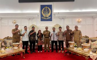 Bawaslu Sulsel Temui PJ Gubernur Sulsel Bahas Perkembangan Pengawasan Pemilihan Serentak 2024