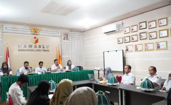 Bawaslu Sulsel Lakukan Visiting Assessment Keterbukaan Informasi Publik di Luwu Timur