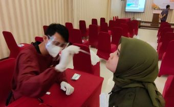 Jalani Swab Antigen, Peserta SKPP di Maros Terapkan Prokes Ketat
