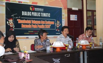 Saiful Jihad "Bedah Tahapan Pemilu" di Bawaslu Pinrang