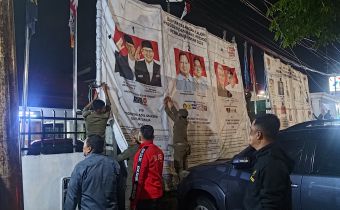 Hari Kedua Masa Tenang, Bawaslu-Satpol PP Tertibkan APK