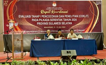 Bawaslu Sampaikan Sejumlah Catatan Evaluasi Tahapan Coklit ke KPU Sulsel