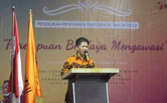 Saiful Jihad Ulas Kepemimpinan Dewan Arung Matoa di Pendidikan Pengawas Partisipatif Soppeng