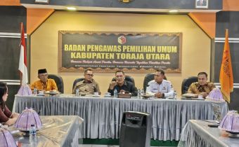 UU Pemilu Jadi Fondasi, Bawaslu Sulsel Perkuat Implementasi Birokrasi Kelembagaan di Bawaslu Kabupaten Toraja Utara