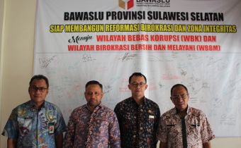Sekretariat Bawaslu SulSel Terima Kunjungan Komnas HAM RI