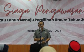 Bawaslu Sulsel Siaga Pengawasan 1 Tahun Menuju Pemilu Serentak 2024