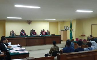 Tujuh Penyelenggara Pemilu di Makassar Jalani Sidang di Pengadilan Negeri Makassar