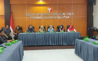 Bawaslu Sulsel Terima Mahasiswa Magang Prodi Hukum Administrasi Negara UH