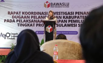 Optimalkan Pemilu Tahun 2024, Bawaslu Sulsel Samakan Persepsi Jajaran Penanganan Dugaan Pelanggaran