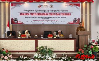 Bupati Tana Toraja Apresiasi Kinerja Bawaslu pada Pilkada 2024