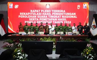 Bawaslu Sulsel Hadiri Rapat Pleno Terbuka Rekapitulasi Hasil Penghitungan Perolehan Suara Tingkat Nasional
