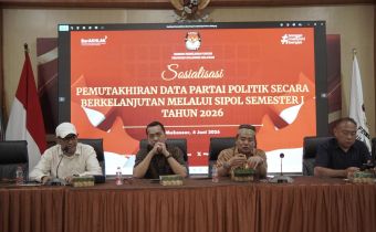 sosialisasi Data Parpol Sipol